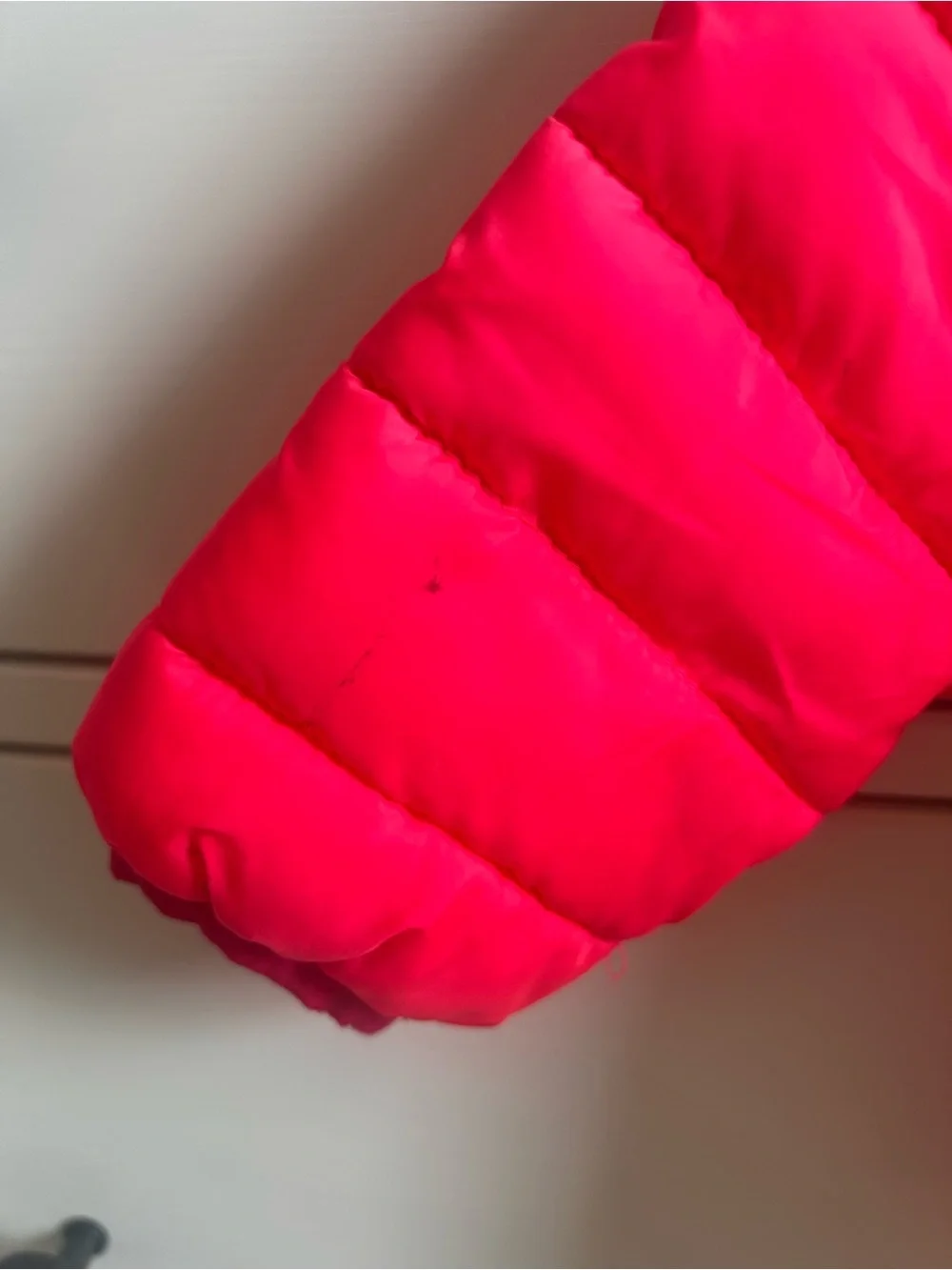 The Gap Hot Pink Puffer Jacket with Hood 2T